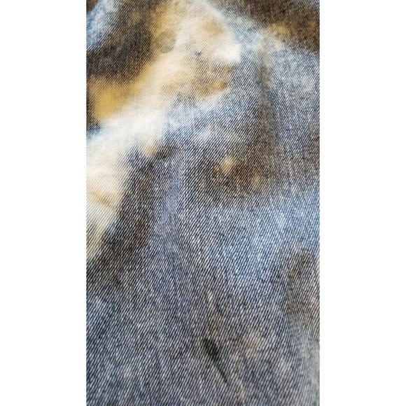 Croft & Barrow Jeans Custom Altered Reverse frosted Bleach tie-dye 36X30… - Picture 3 of 10